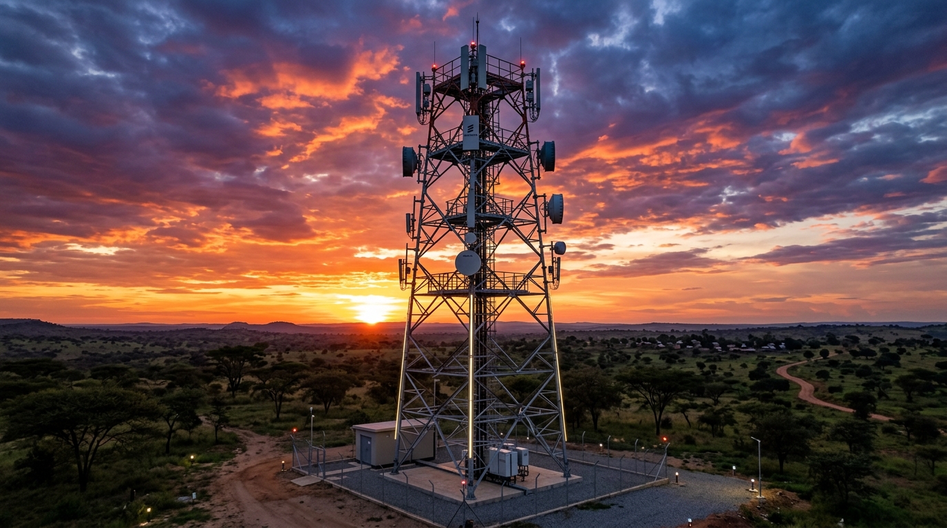 Pylône télécommunication 5G LEC Cameroun